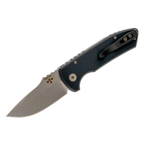 Pro-Tech SBR (Short Bladed Rockeye) - Solid Black Aluminum/SW Blade - Left Handed Version! - Image 2