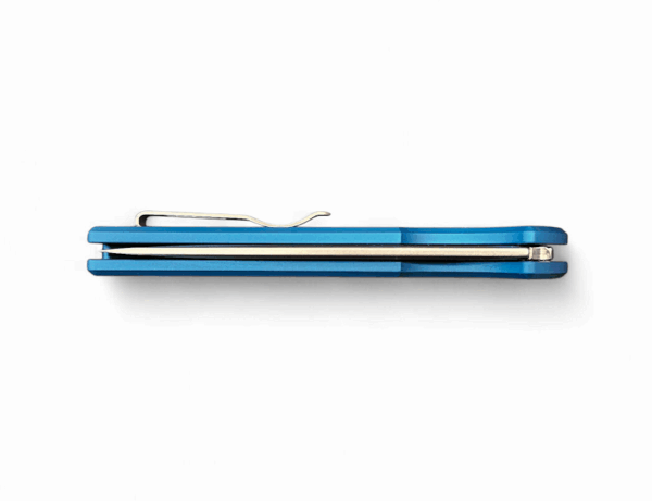 Pro-Tech Mordax Blue "Gridlock" Flipper - Blue/SW MagnaCut - Image 6