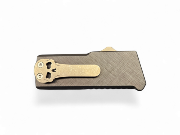 Chaves Handy Utility Blade (CHUB) OTF - Aluminum Cross-Hatch/Utility - Image 3