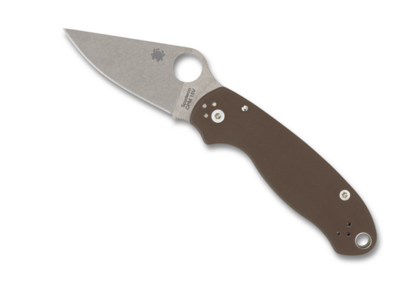 Spyderco Para 3 Sprint Run - Brown G-10/Satin CPM 15V - Image 2