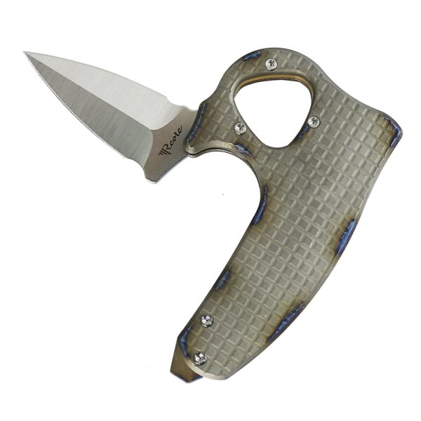 Reate EXO-D Gravity Push Dagger - Ti-flame/Elmax