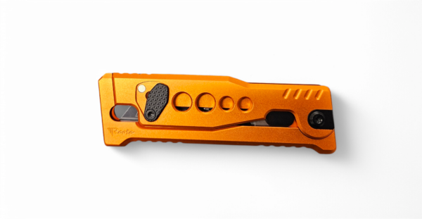 Reate EXO-U Utility Gravity Knife - Aluminum Speedhole-Orange - Image 5