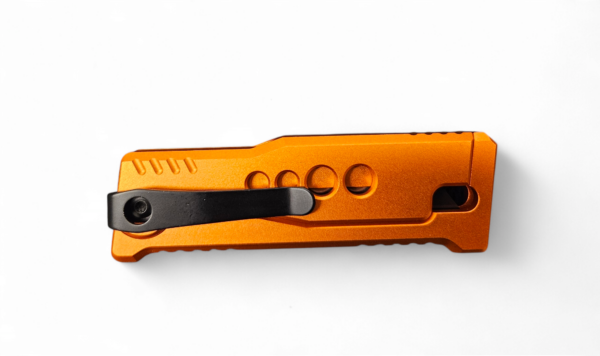 Reate EXO-U Utility Gravity Knife - Aluminum Speedhole-Orange - Image 4