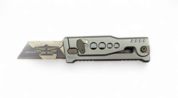 Reate EXO-U Utility Gravity Knife - Aluminum Speedhole-Silver