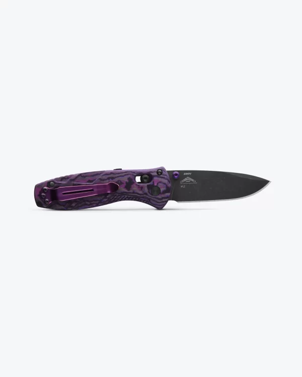 Benchmade Mini Barrage - Purple Haze/Drop-Point **Gold Class** - Image 3