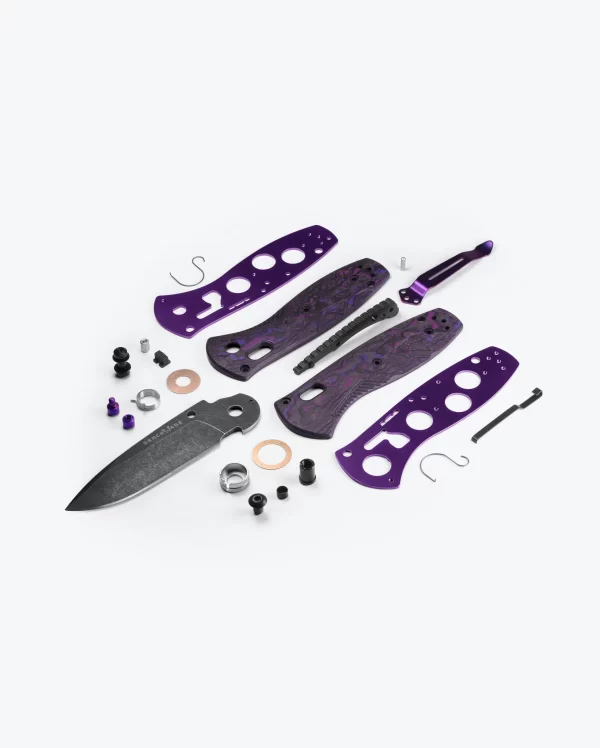 Benchmade Mini Barrage - Purple Haze/Drop-Point **Gold Class** - Image 6