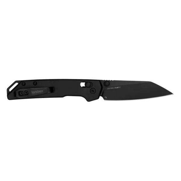 Kershaw Mini Iridium Reverse Tanto - Gray Aluminum/StoneWashed Blade (Copy) - Image 2