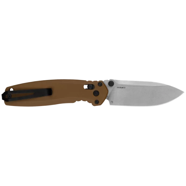 Kershaw Broadside - Brown G-10/Stonewash D2 - 2052 - Image 2