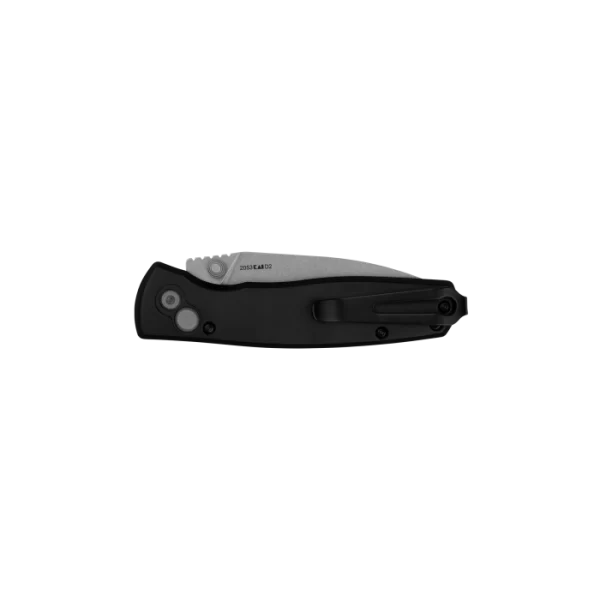 Kershaw Kindred Button Lock - Black Aluminum/Stonewash - 2053 - Image 3