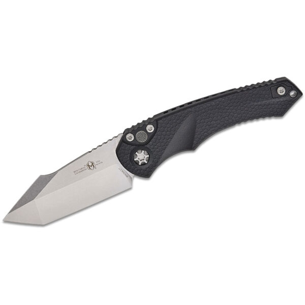 Heretic Knives Mini Pariah Harpoon/Tanto Auto - Black Polymer/SW Magnacut - H055-2A