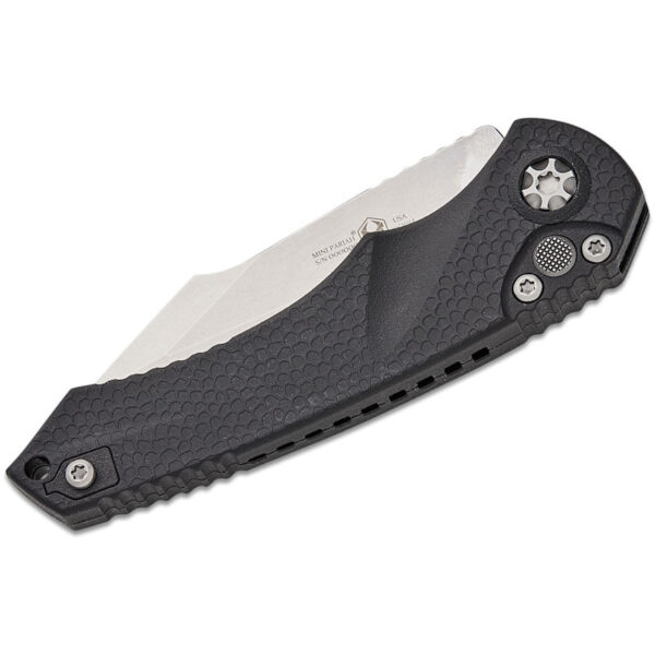 Heretic Knives Mini Pariah Harpoon/Tanto Auto - Black Polymer/SW Magnacut - H055-2A - Image 3