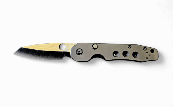 Spyderco Smock Compression Lock - Black Aluminum/Black Cru-Wear - Image 7