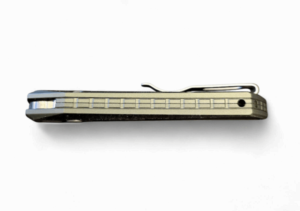 Pro-Tech Oligarch - Green Aluminum/Smokey Grey DLC MagnaCut Blade - Image 5