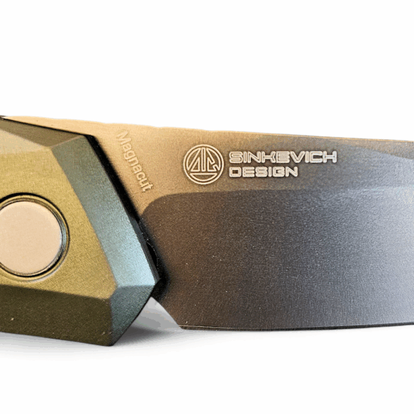 Pro-Tech Oligarch - Green Aluminum/Smokey Grey DLC MagnaCut Blade - Image 7