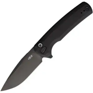 Zero Tolerance 0044 Button Lock - Black Titanium/Black S45VN - 0044BLK
