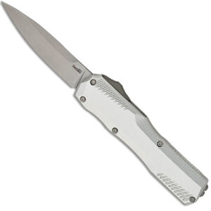 Kershaw Livewire OTF - Raw Aluminum/Stonewashed MagnaCut