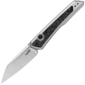 Kershaw Launch 20 - Raw Aluminum/Marbled CF/Satin MagnaCut